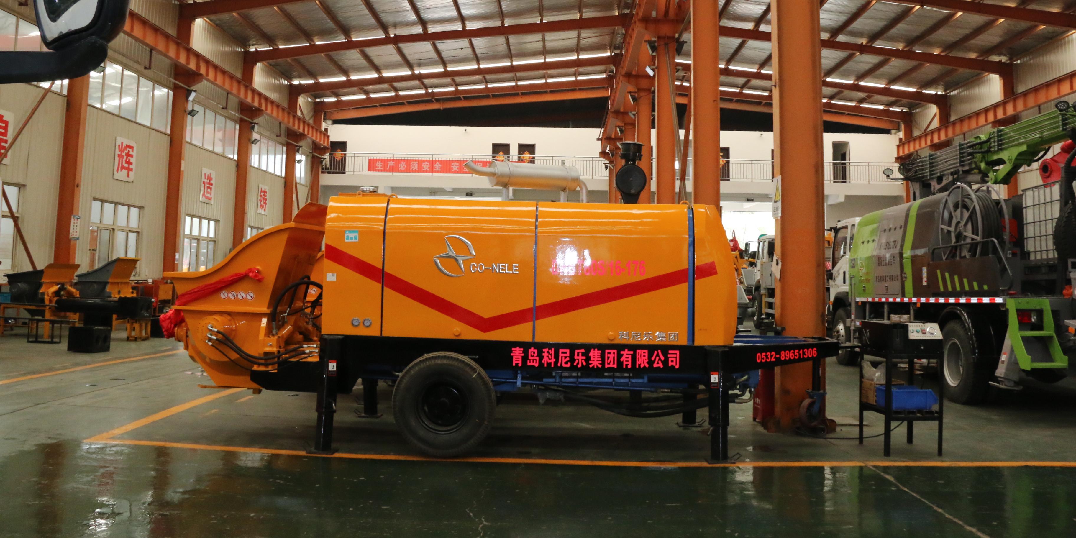 城鎮化建設中的混凝土泵